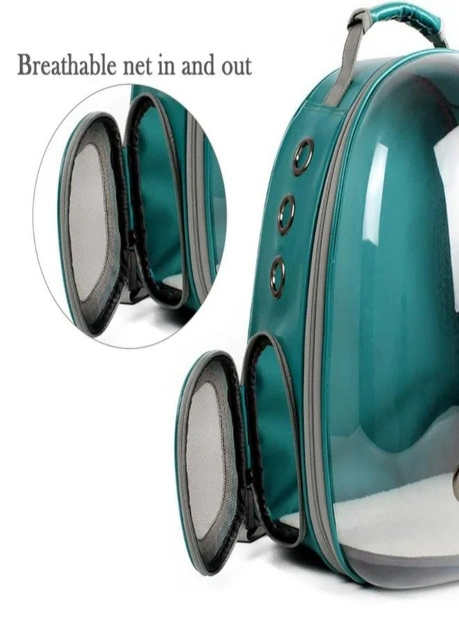 VAYINATO® Transparent Portable Pet Backpack Travel Carrier, Convenient Travel for Small Dog and Cat | Waterproof, Comfortable and Breathable by Petzlifeworld (Green) - Image 5